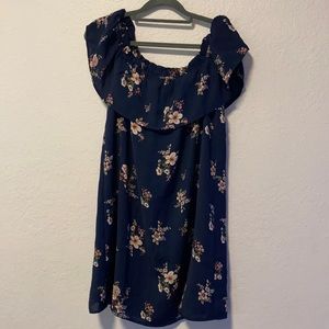 Off the shoulder floral dress